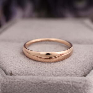 14K/18K Gold Dome Ring